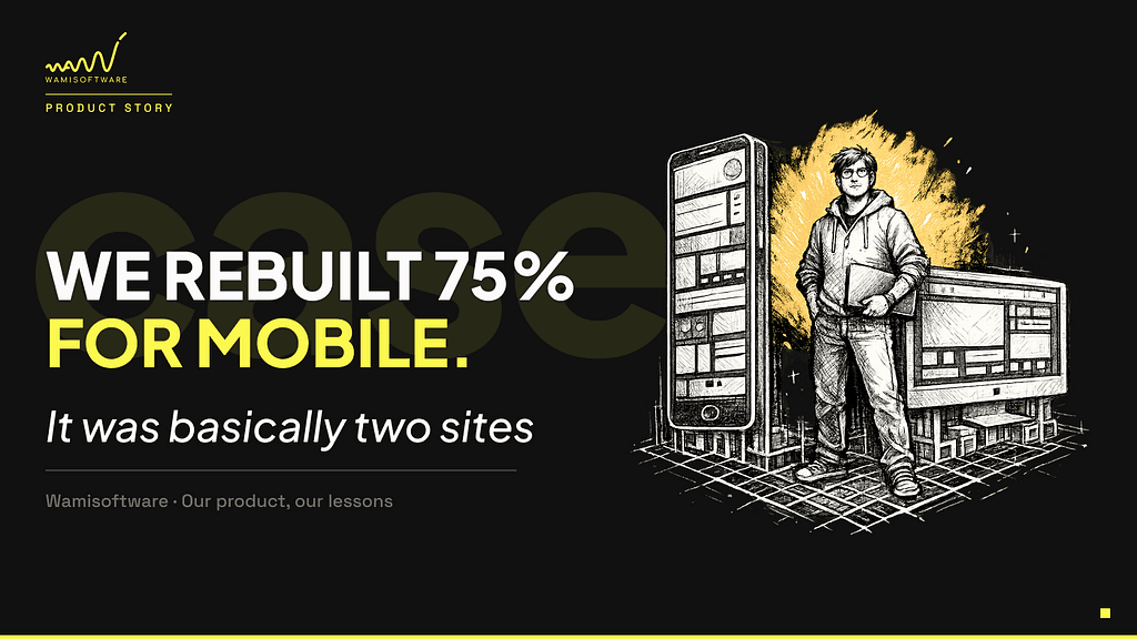We Rebuilt 75% of Our Website for Mobile. It Was Basically Two Sites.