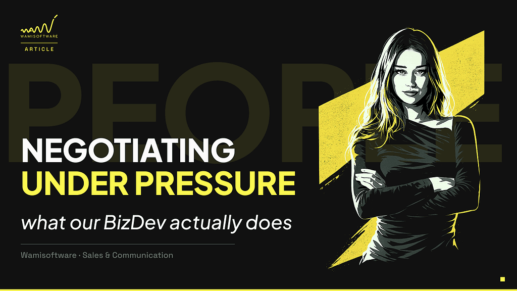Negotiating Under Pressure at Enterprise Conferences: What Our BizDev Actually Does