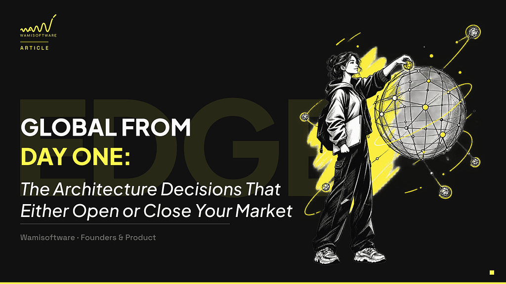 Global From Day One: The Architecture Decisions That Either Open or Close Your Market