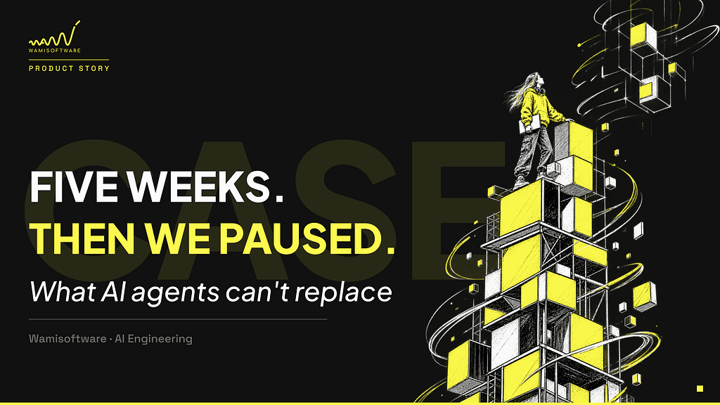 We Built a Production-Ready Product in Five Weeks With One Developer and AI Agents.