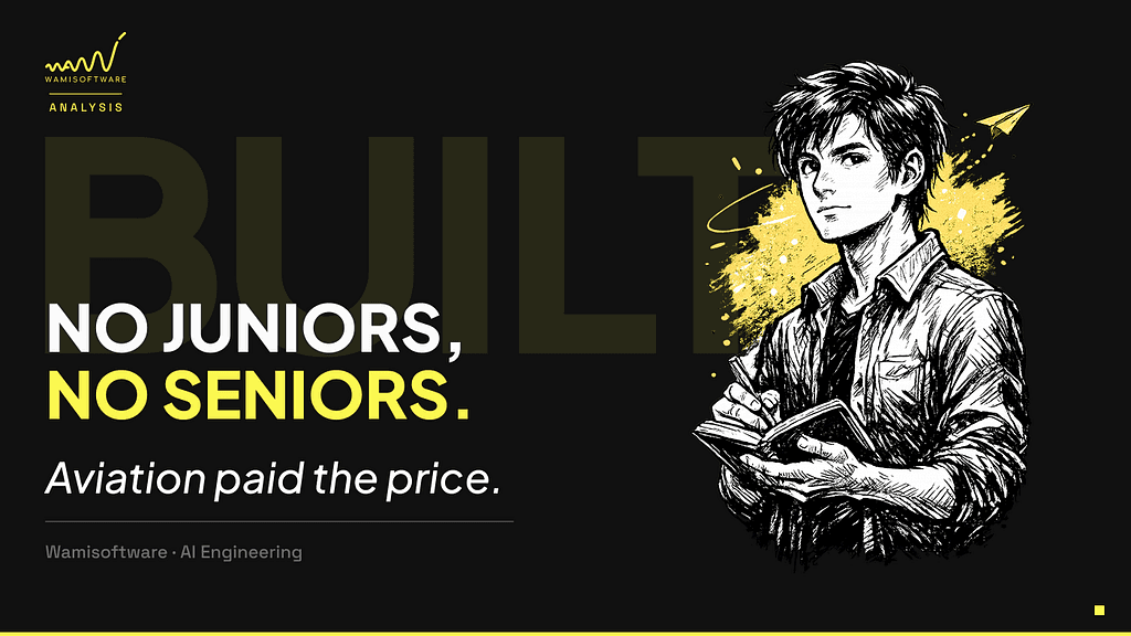 The Junior Talent Pipeline Is Breaking. Aviation Already Showed Us What That Costs.