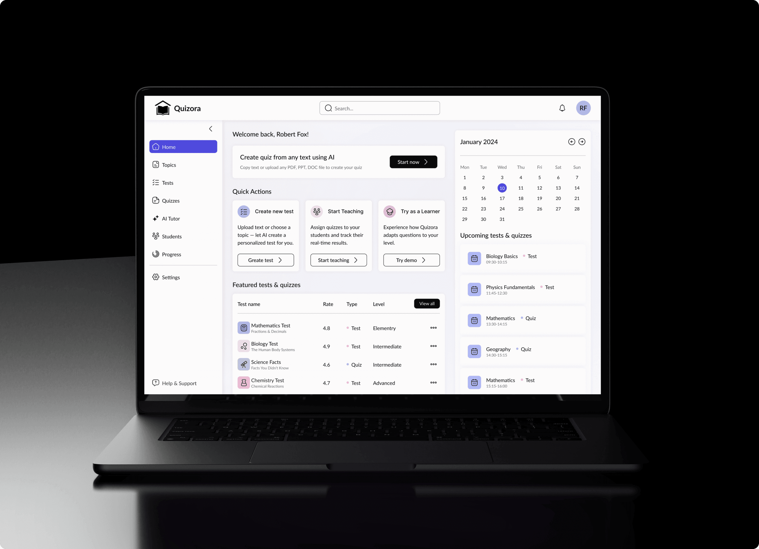 Quizora showcase image 1